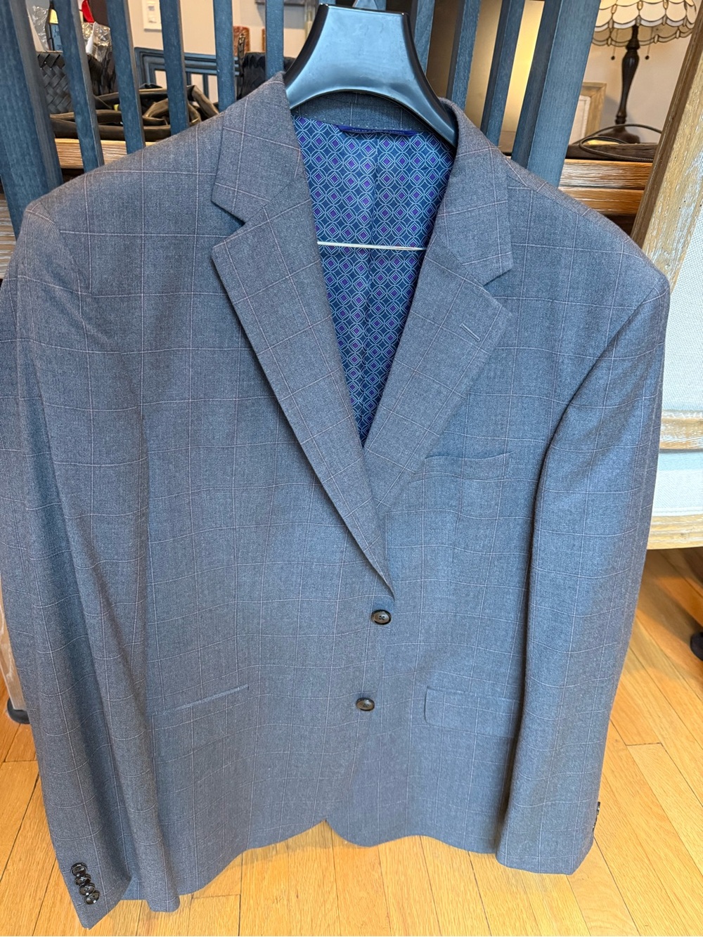 Ted Baker London "Jarrow" Wool Windowpane Blazer ✨